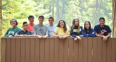 teens on bridge