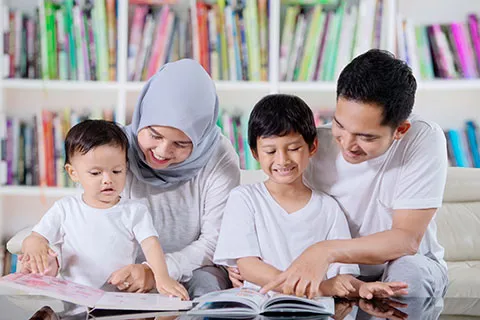 Family reading